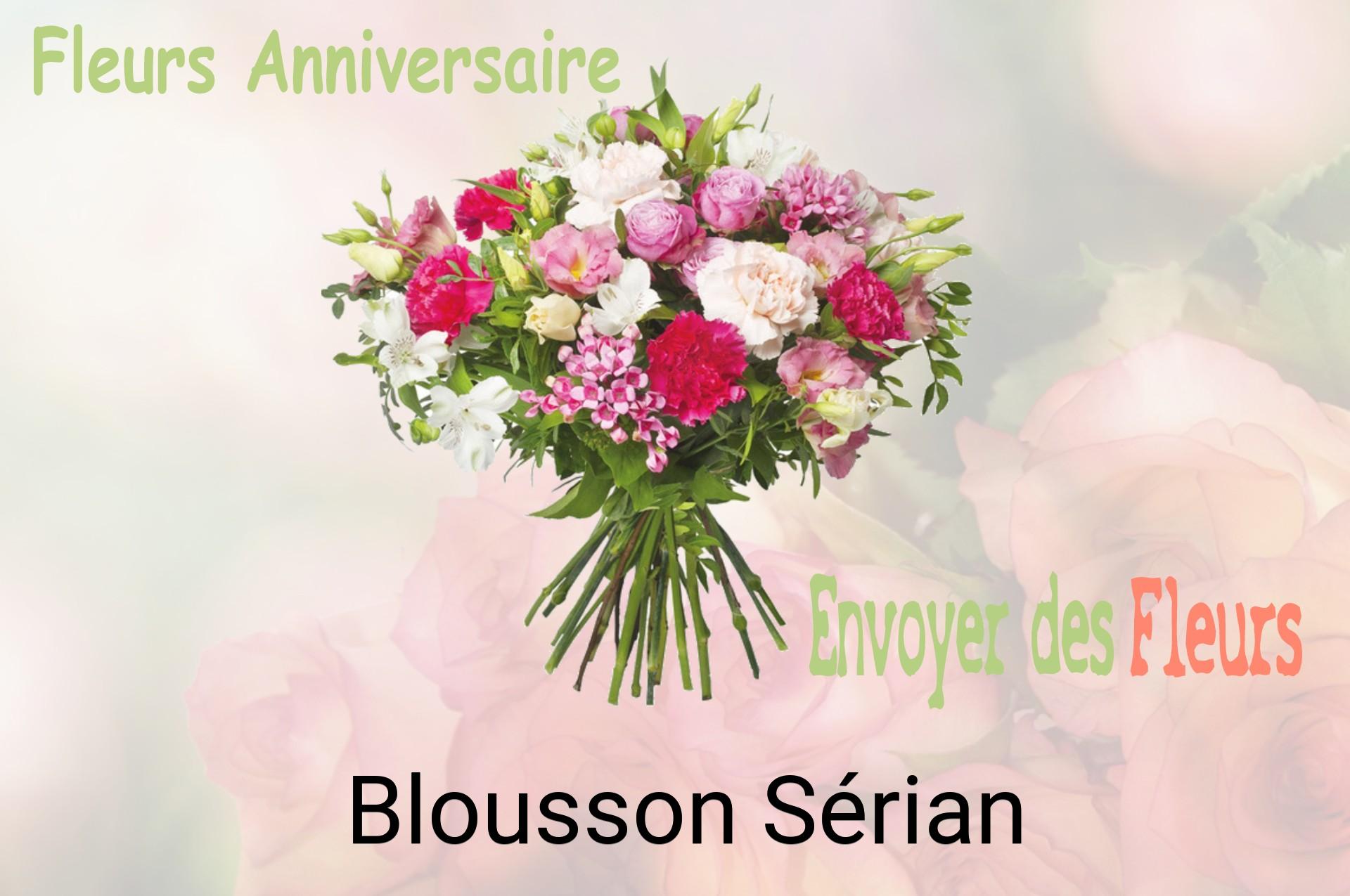 Bouquet de fleurs d’anniversaire livré à Blousson-Sérian